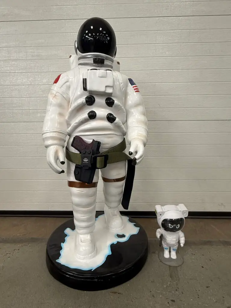 Astronaut Mascot Display Statue