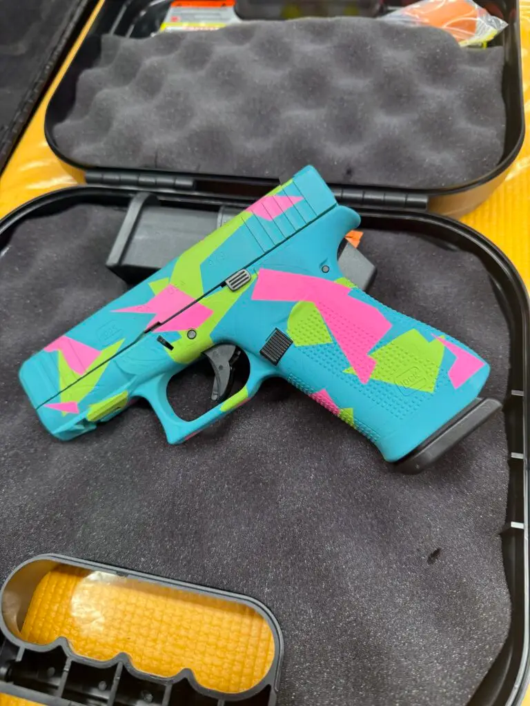 90s Retro Inspired Cerakote Pistol Finish
