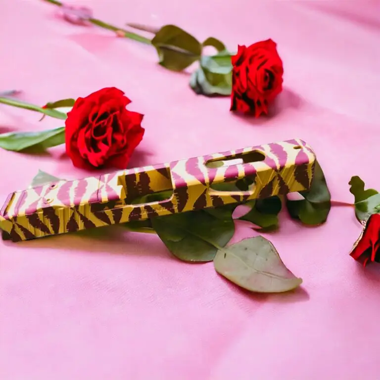 Kiss Pattern Cerakote Slide with Roses