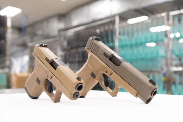 Flat Dark Earth Cerakote Pistols