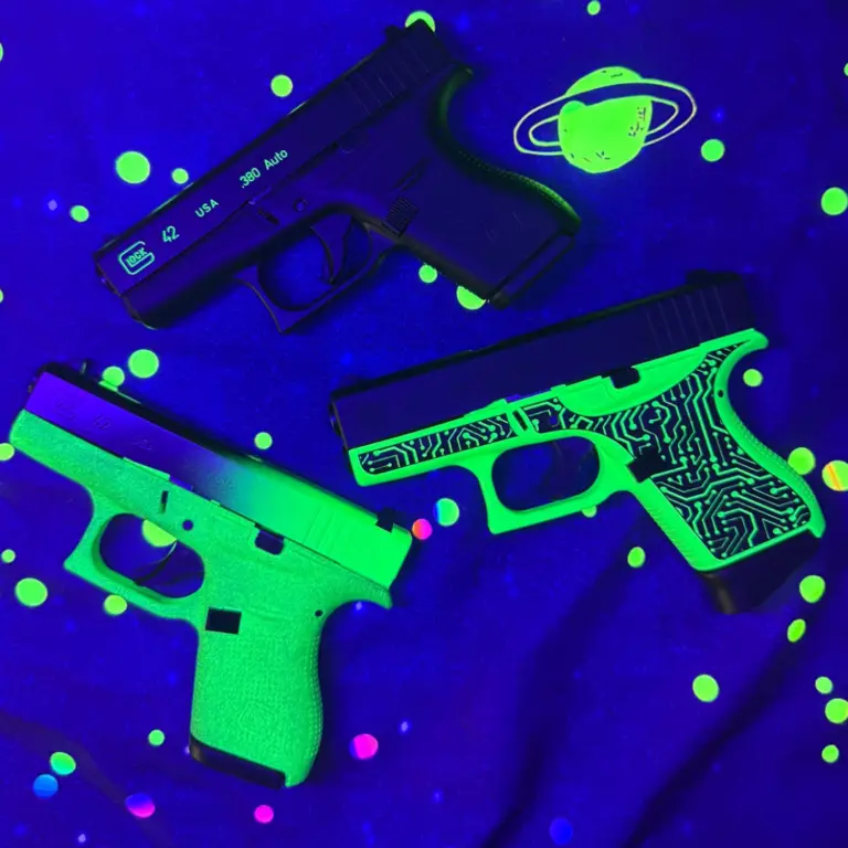 Glow-in-the-Dark Cerakote Pistols