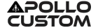 Apollo Custom horizontal logo in black with transparent background, optimized for site headers.